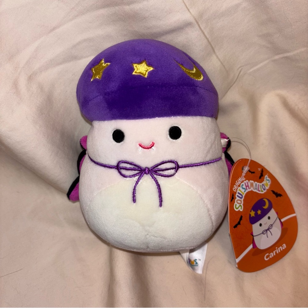 Squishmallow 2/$15 Carina the Halloween Mushroom